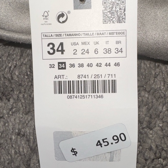 Zara Slim Flare Suede Slit Pants - Picture 3 of 3